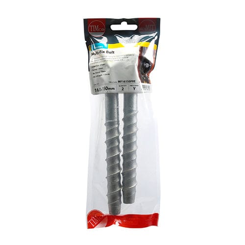 Timco Multi-Fix Bolts Hex Flange Head Exterior Silver
