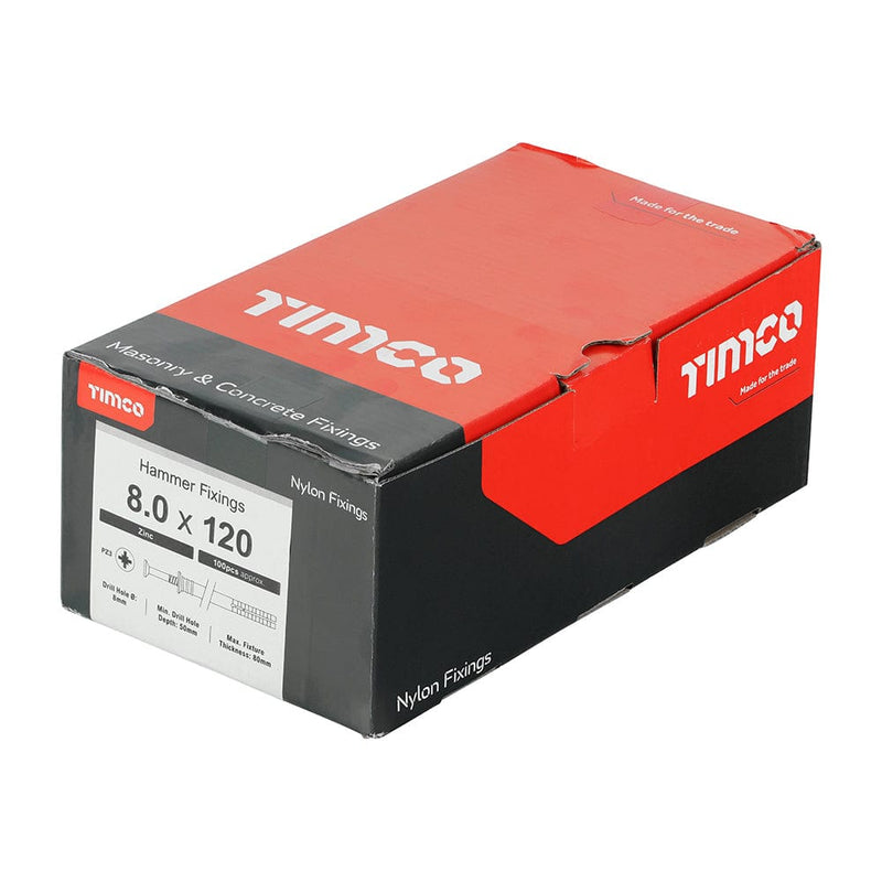 TIMCO Fasteners & Fixings TIMCO Nylon Hammer Fixings