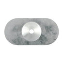 TIMCO Fasteners & Fixings TIMCO Oval Metal Insulation Stress Plate Silver - 82 x 40
