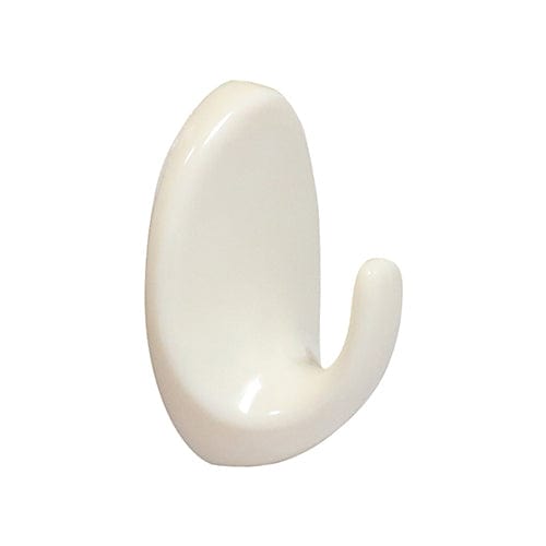 TIMCO Fasteners & Fixings TIMCO Oval Self-Adhesive Hooks - Large - 57 x 42.5