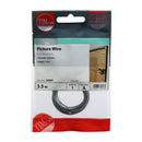 TIMCO Fasteners & Fixings TIMCO Picture Wire Silver - 0.92Dia x 3.6M