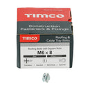 TIMCO Fasteners & Fixings TIMCO Roofing Bolts & Square Nuts Silver
