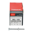 TIMCO Fasteners & Fixings TIMCO Roofing Bolts & Square Nuts Silver