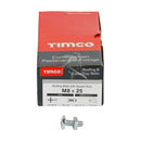 TIMCO Fasteners & Fixings TIMCO Roofing Bolts & Square Nuts Silver