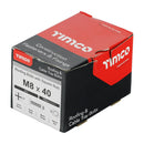 TIMCO Fasteners & Fixings TIMCO Roofing Bolts & Square Nuts Silver