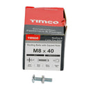 TIMCO Fasteners & Fixings TIMCO Roofing Bolts & Square Nuts Silver