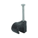 TIMCO Fasteners & Fixings TIMCO Round Cable Clips Black - To fit 7.0mm