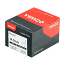 TIMCO Fasteners & Fixings TIMCO Round Cable Clips White