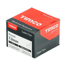 TIMCO Fasteners & Fixings TIMCO Round Cable Clips White