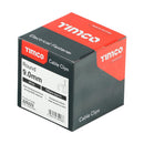 TIMCO Fasteners & Fixings TIMCO Round Cable Clips White