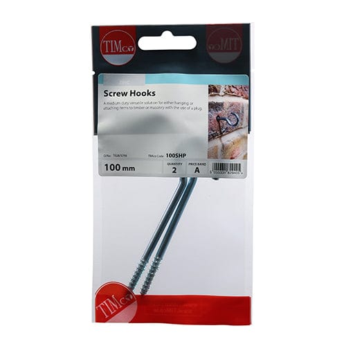 TIMCO Fasteners & Fixings TIMCO Screw Hooks Silver