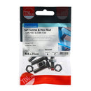 TIMCO Fasteners & Fixings TIMCO Set Screws DIN933 Hex & Nut DIN934 Silver A2 Stainless Steel