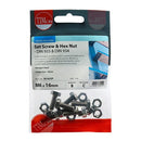 TIMCO Fasteners & Fixings TIMCO Set Screws DIN933 Hex & Nut DIN934 Silver A2 Stainless Steel