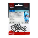 TIMCO Fasteners & Fixings TIMCO Set Screws DIN933 Hex & Nut DIN934 Silver A2 Stainless Steel