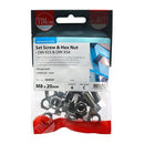 TIMCO Fasteners & Fixings TIMCO Set Screws DIN933 Hex & Nut DIN934 Silver A2 Stainless Steel