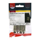 TIMCO Fasteners & Fixings TIMCO Shield Anchors Loose Bolt Gold