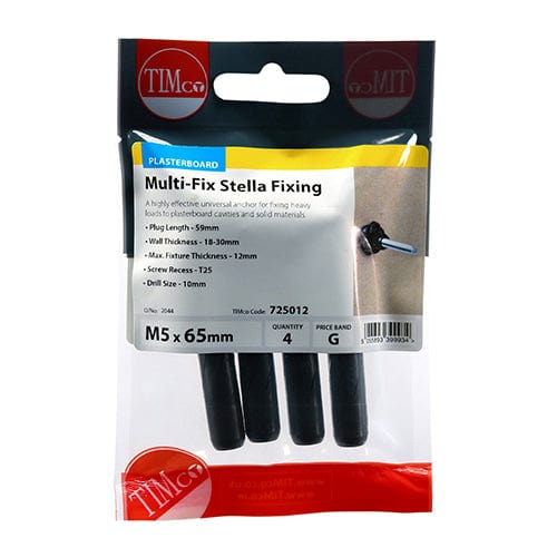TIMCO Fasteners & Fixings TIMCO Stella-Fix Universal Cavity & Wall Anchors