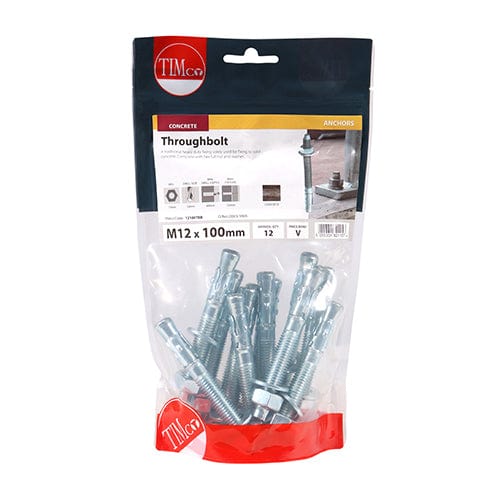 TIMCO Fasteners & Fixings TIMCO Throughbolts Silver