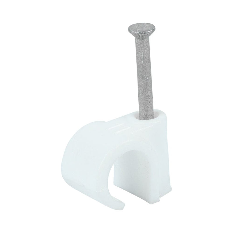 TIMCO Fasteners & Fixings To fit 11.0mm TIMCO Round Cable Clips White