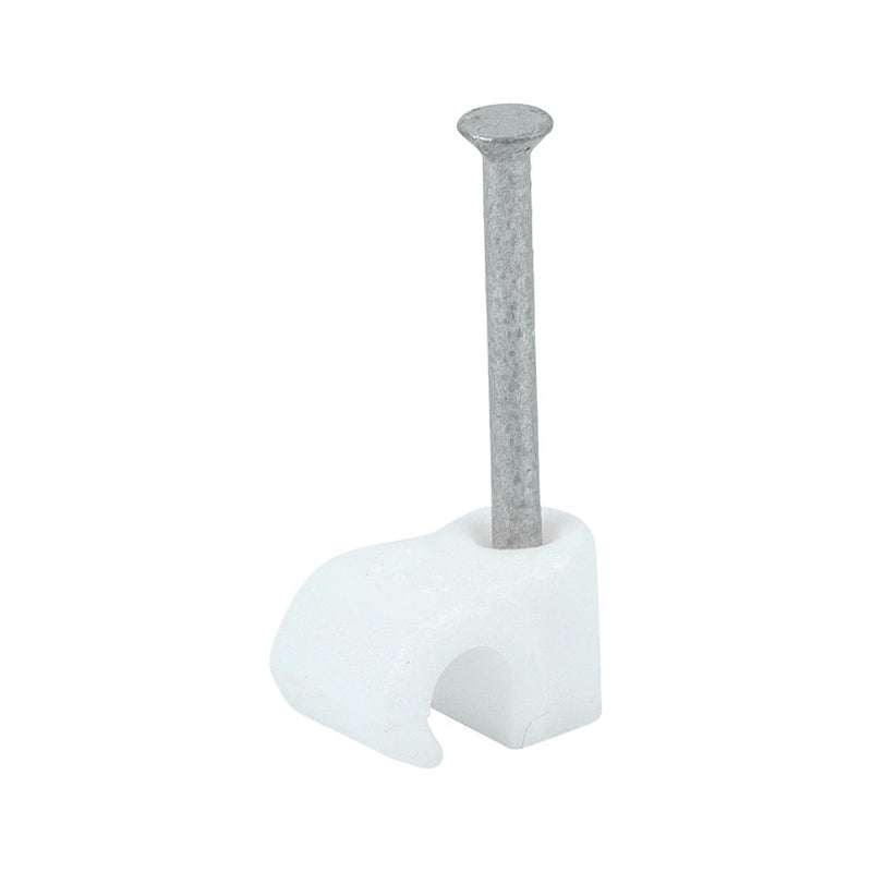 TIMCO Fasteners & Fixings To fit 3.5mm TIMCO Round Cable Clips White