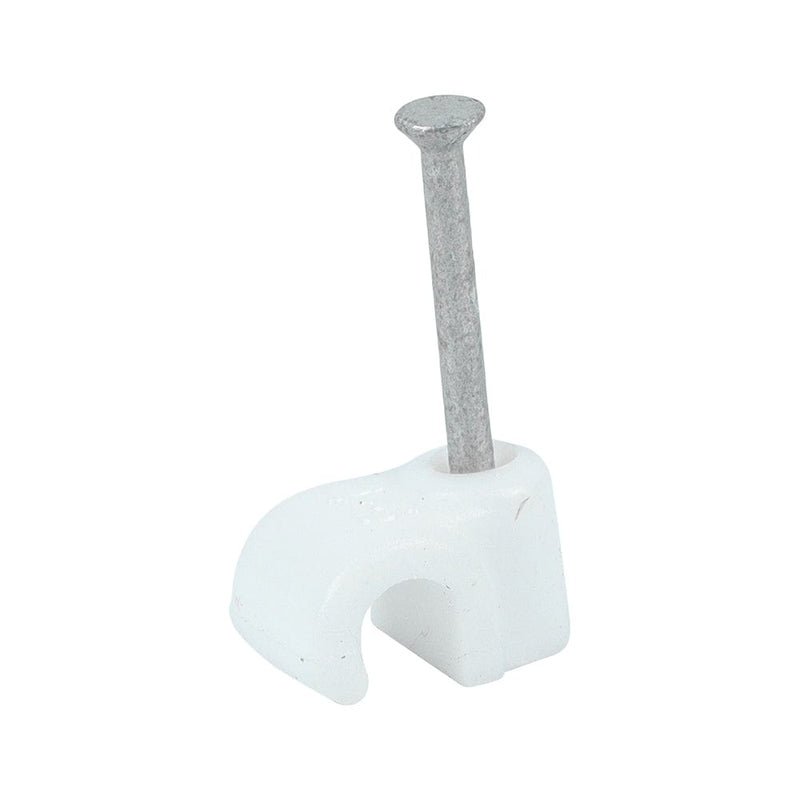 TIMCO Fasteners & Fixings To fit 4.5mm TIMCO Round Cable Clips White