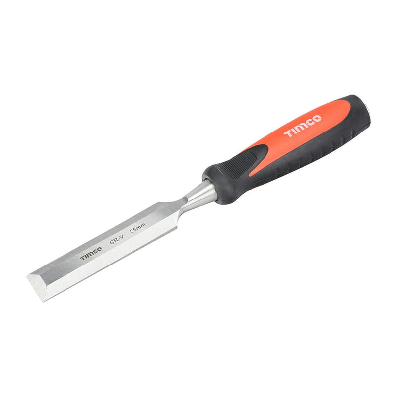 TIMCO Hand Tools 25mm TIMCO Bevel Edge Wood Chisel - Pack Qty - 1 EA