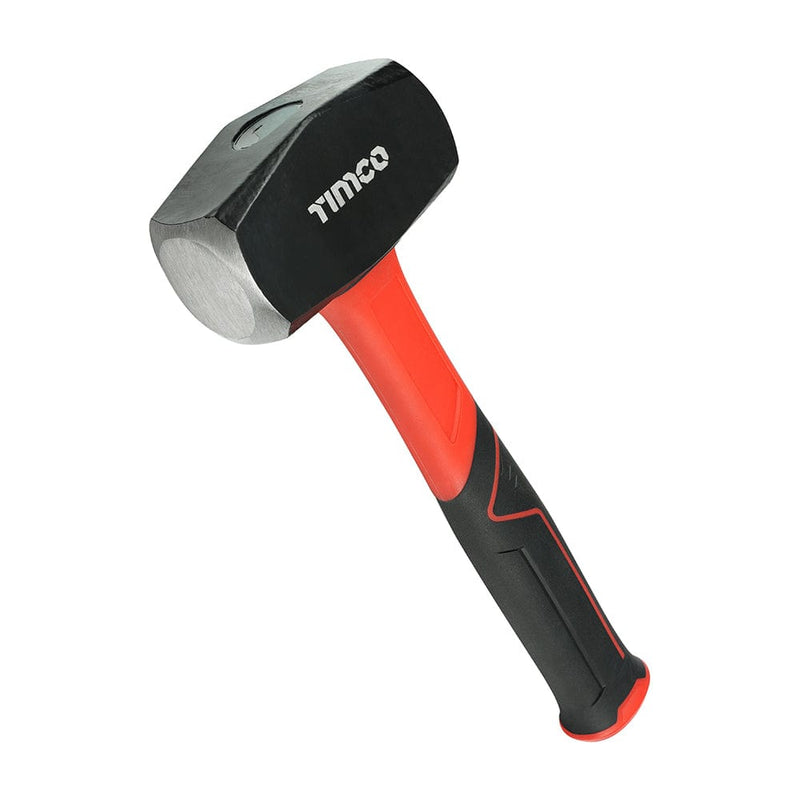 TIMCO Hand Tools 4lb Timco Lump Hammer, Shock Absorbing Fibreglass Handle Fibreglass Handle Lump Club Hammer - Pack Qty - 1 Ea