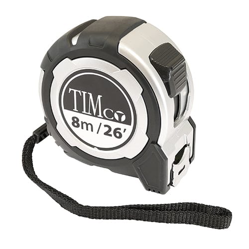 TIMCO Hand Tools 8m/26ft x 25mm TIMCO Tape Measure