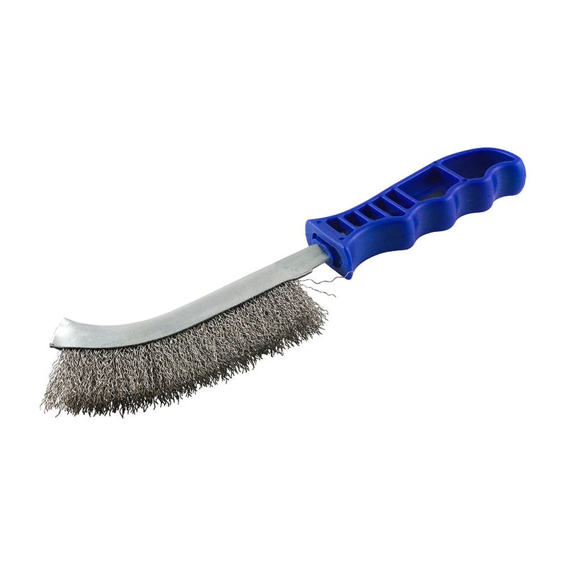 TIMCO Hand Tools TIMCO Blue Handle Wire Brush S/Steel - 255mm