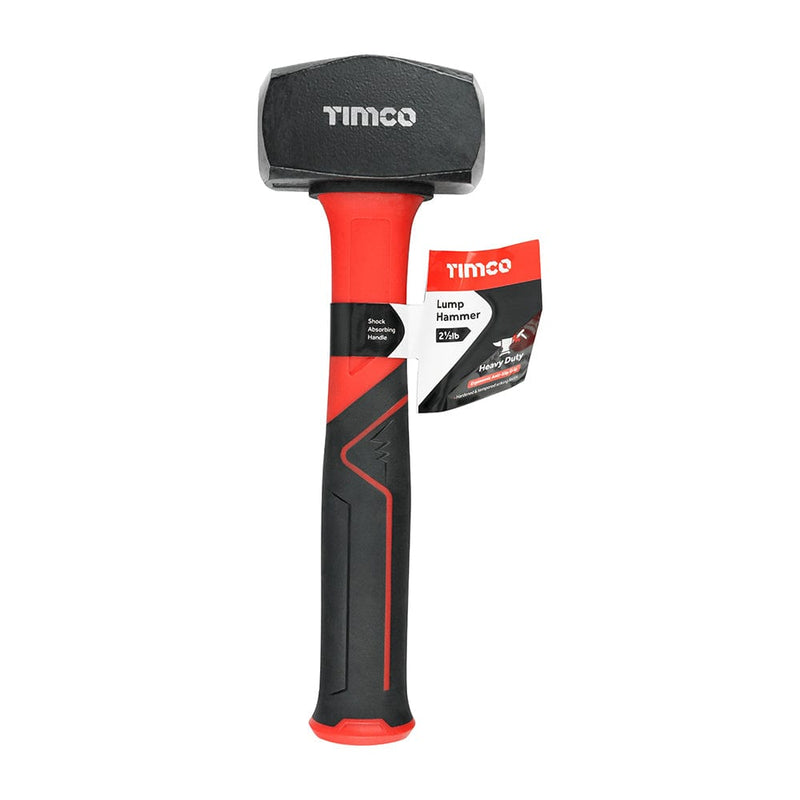 TIMCO Hand Tools Timco Lump Hammer, Shock Absorbing Fibreglass Handle Fibreglass Handle Lump Club Hammer - Pack Qty - 1 Ea