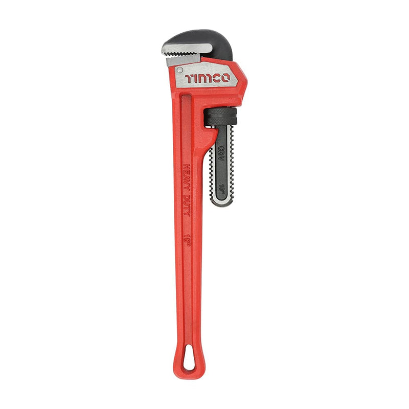 TIMCO Hand Tools Timco Pipe Wrench, Heavy Duty Drop Forged Adjustable Pipe Wrench - Pack Qty - 1 Ea