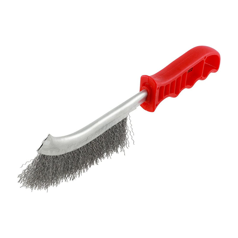 TIMCO Hand Tools TIMCO Red Handle Wire Brush Steel - 255mm