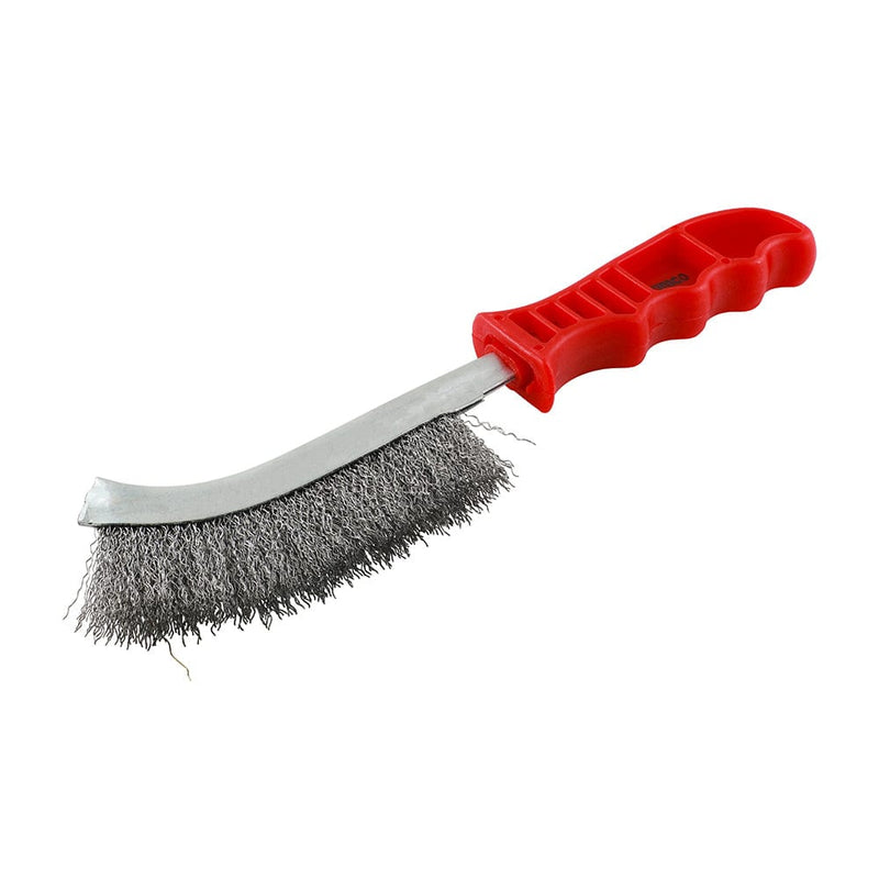 TIMCO Hand Tools TIMCO Red Handle Wire Brush Steel - 255mm