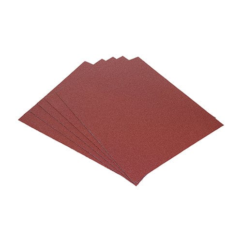 TIMCO Hand Tools TIMCO Sanding Sheets 120 Grit Red - 230 x 280mm