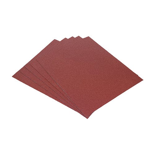 TIMCO Hand Tools TIMCO Sanding Sheets Mixed Red - 230 x 280mm (80/120/180)
