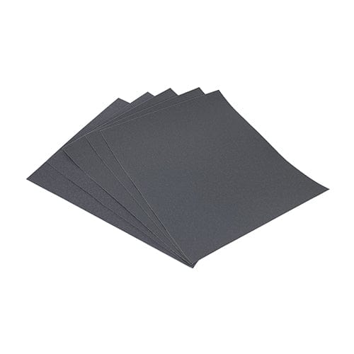 TIMCO Hand Tools TIMCO Wet & Dry Sanding Sheets 1200 Grit Black - 230 x 280mm