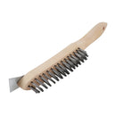 TIMCO Hand Tools TIMCO Wire Brush & Scraper Steel - 4 Rows