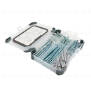Timco Home, Furniture & DIY:DIY Materials:Nails, Screws & Fasteners:Wall Plugs & Fixings 251pcs Mixed Screws, Plugs and Drill Bit Tray - Assorted Selection Case CSK Zinc