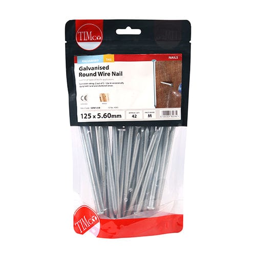 TIMCO Nails 125 x 5.60 / 1 / TIMbag TIMCO Round Wire Nail Galvanised