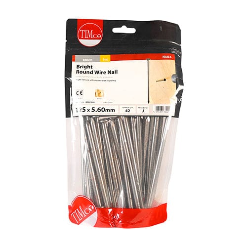 TIMCO Nails 125 x 5.60 / 1 / TIMbag TIMCO Round Wire Nails Bright