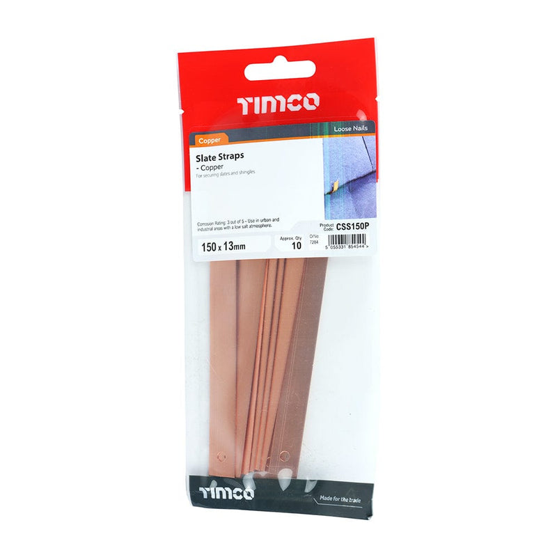 TIMCO Nails 150 x 13 / 10 / TIMpac TIMCO Slate Straps Copper
