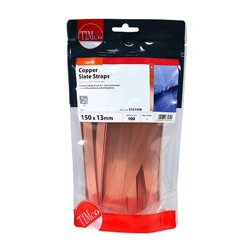 TIMCO Nails 150 x 13 / 100 / TIMbag TIMCO Slate Straps Copper