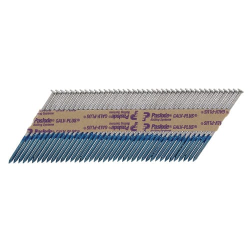 TIMCO Nails 2.8 x 51/1CFC / 1100 Paslode IM350+ Nails & Fuel Cells Retail Pack Ring Shank Galvanised +