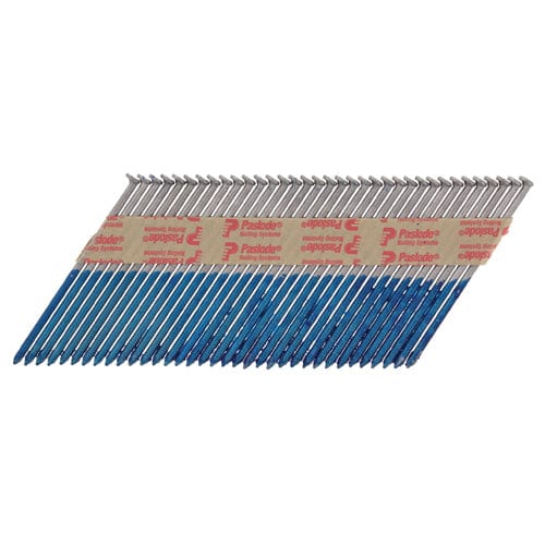 TIMCO Nails 3.1 x 75/1CFC / 1100 Paslode IM350+ Nails & Fuel Cells Retail Pack Ring Shank Hot Dipped Galvanised