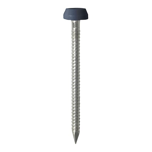 Timco Polymer Headed Pins A4 Stainless Steel Anthracite Grey - Pack Qty - 250 Pcs