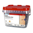 TIMCO Nails 40 x 2.65 / 2.5 / TIMtub TIMCO Round Wire Nails Bright