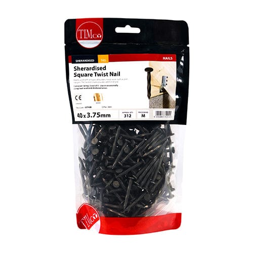 TIMCO Nails 40 x 3.75 / 1 / TIMbag TIMCO Square Twist Nails Sherardised