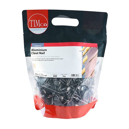 TIMCO Nails 65 x 3.35 / 1 / TIMbag TIMCO Clout Nails Aluminium