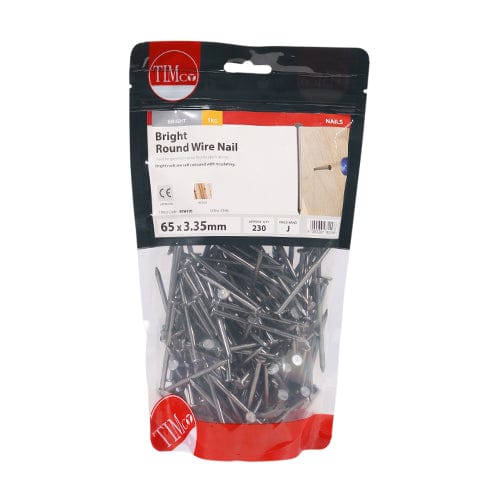 TIMCO Nails 65 x 3.35 / 1 / TIMbag TIMCO Round Wire Nails Bright