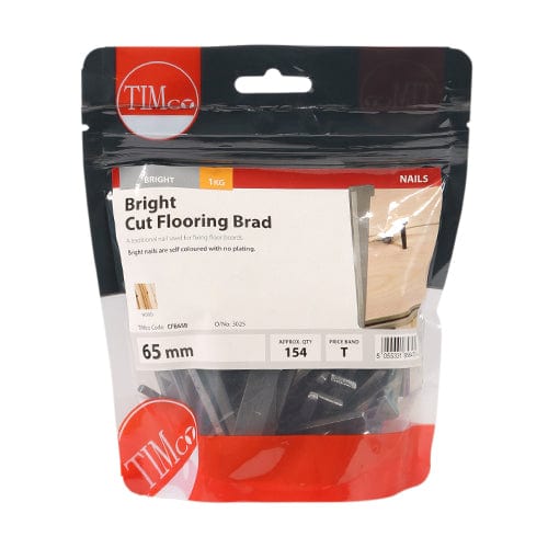TIMCO Nails 65mm / 1 / TIMbag TIMCO Cut Flooring Brads Bright